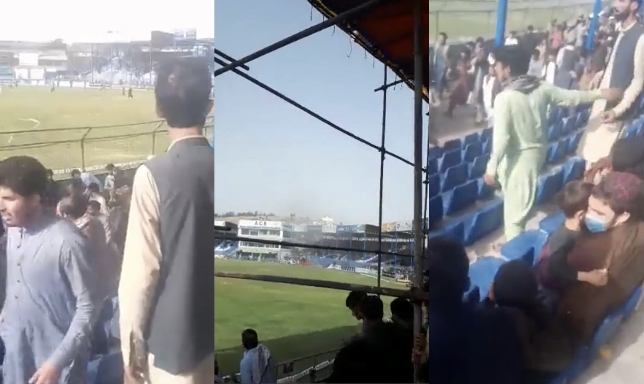 Bomb Blast took place at Kabul International Stadium | Twitter 