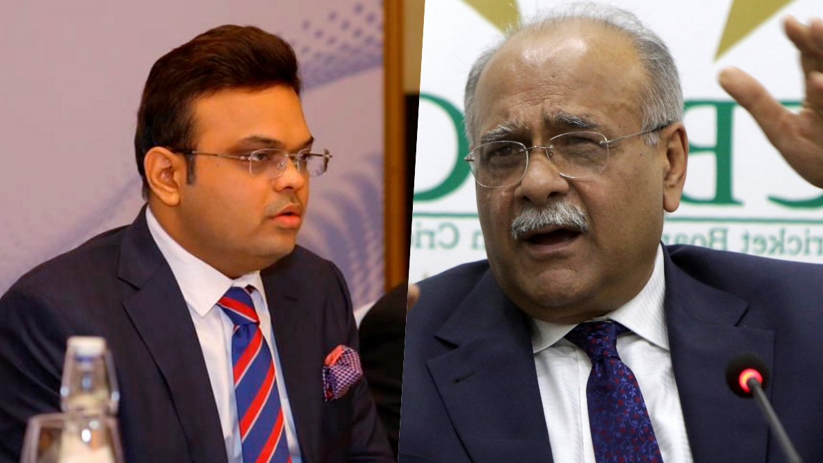 Jay Shah and Najam Sethi have been at odds | Twitter