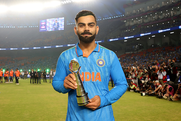 Kohli made 765 runs, the most in a single World Cup edition | Getty