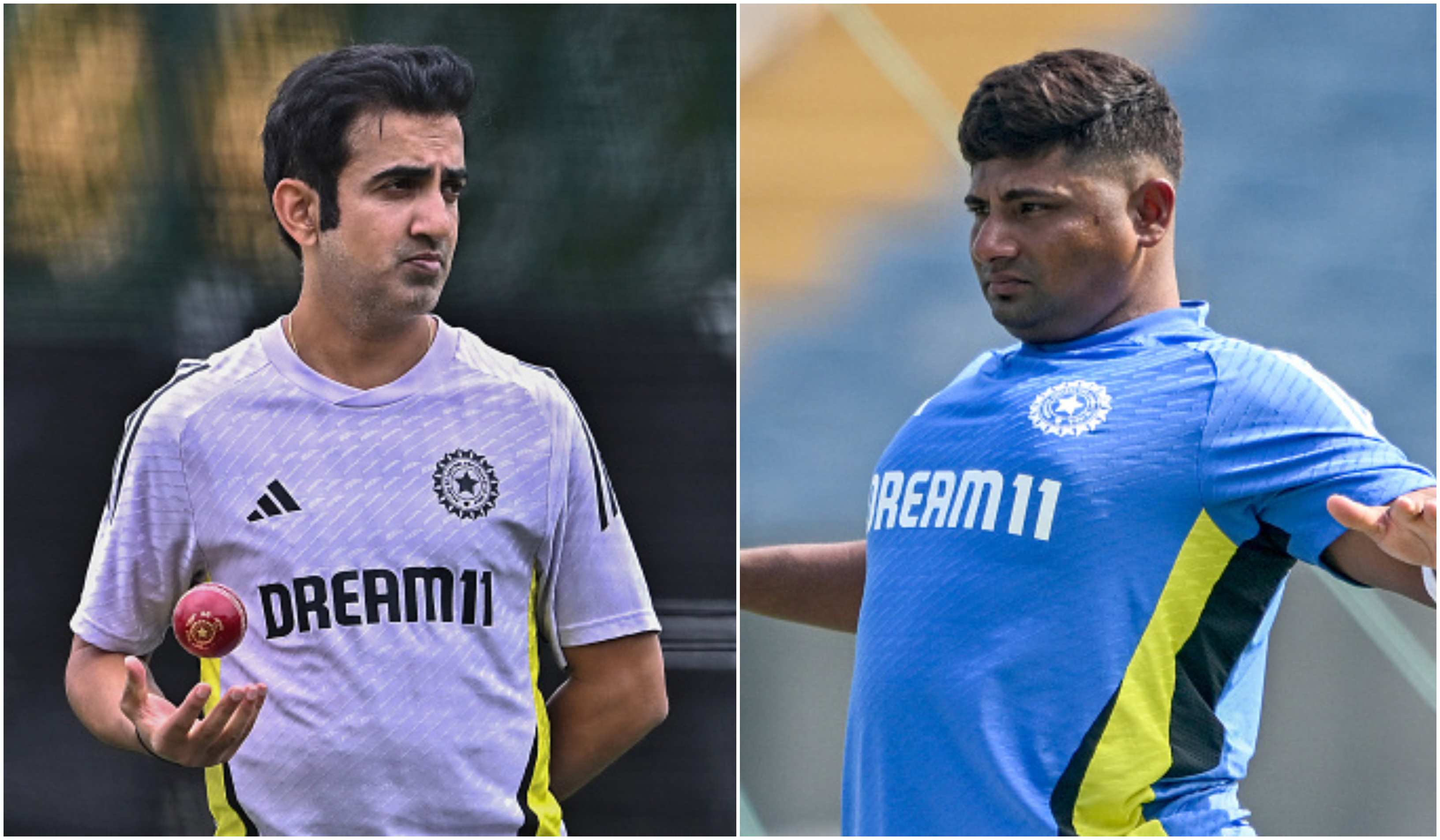 Gautam Gambhir and Sarfaraz Khan | Getty