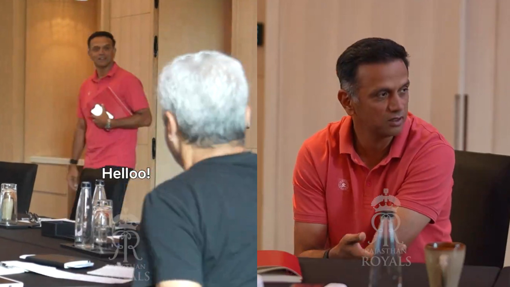 WATCH- “This is where IPL is won”- Rahul Dravid’s first words at work after becoming Rajasthan Royals head coach