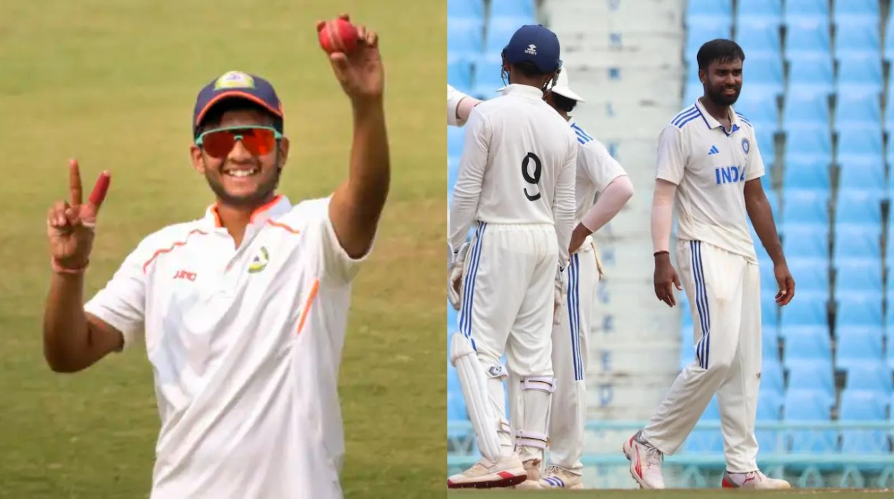 Harsh Dubey and Manav Suthar | PTI/ Tanuj (Ekana Stadium)