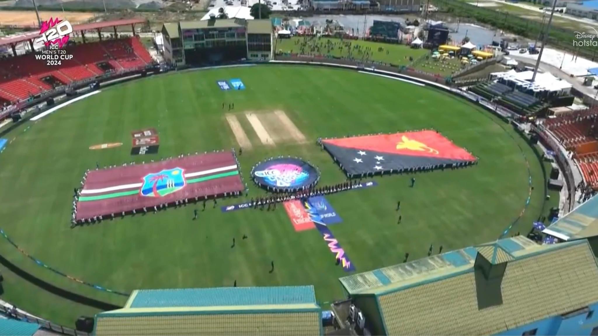 Empty Guyana stadium for WI v PNG match | X