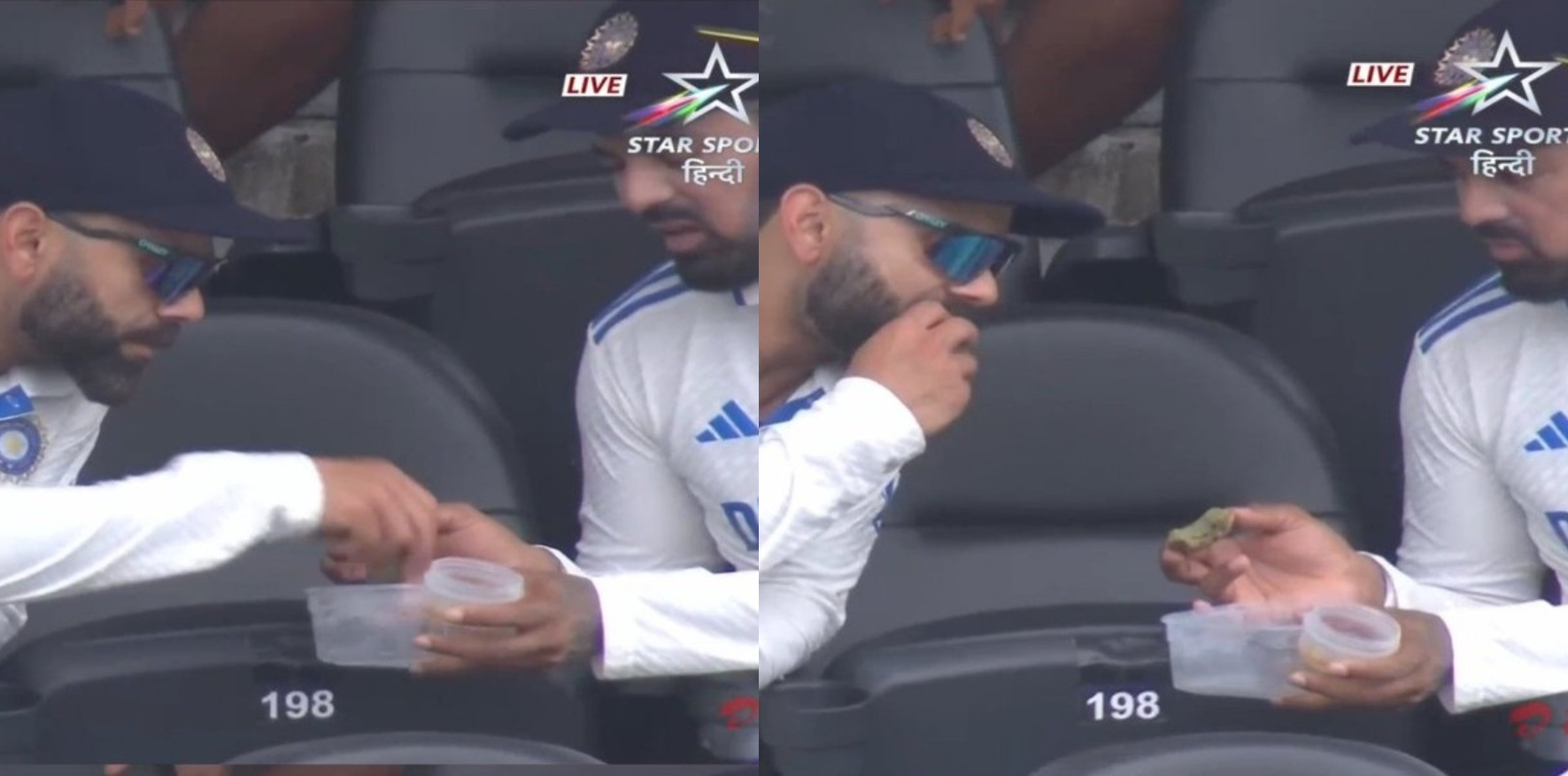 Virat Kohli and KL Rahul | X