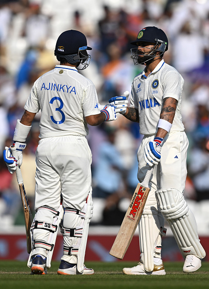 Kohli is unbeaten on 44 with Rahane on 20* as India look to chase 444 runs in WTC final | Getty