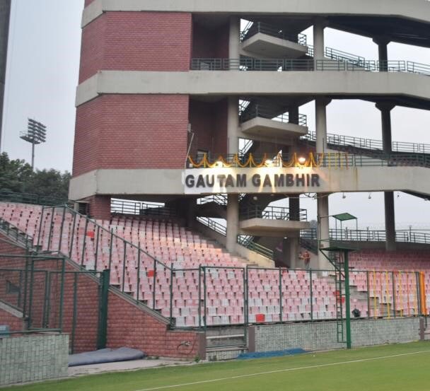 Gautam Gambhir now has a stand named after him at the Arun Jaitley Stadium in Delhi | Twitter