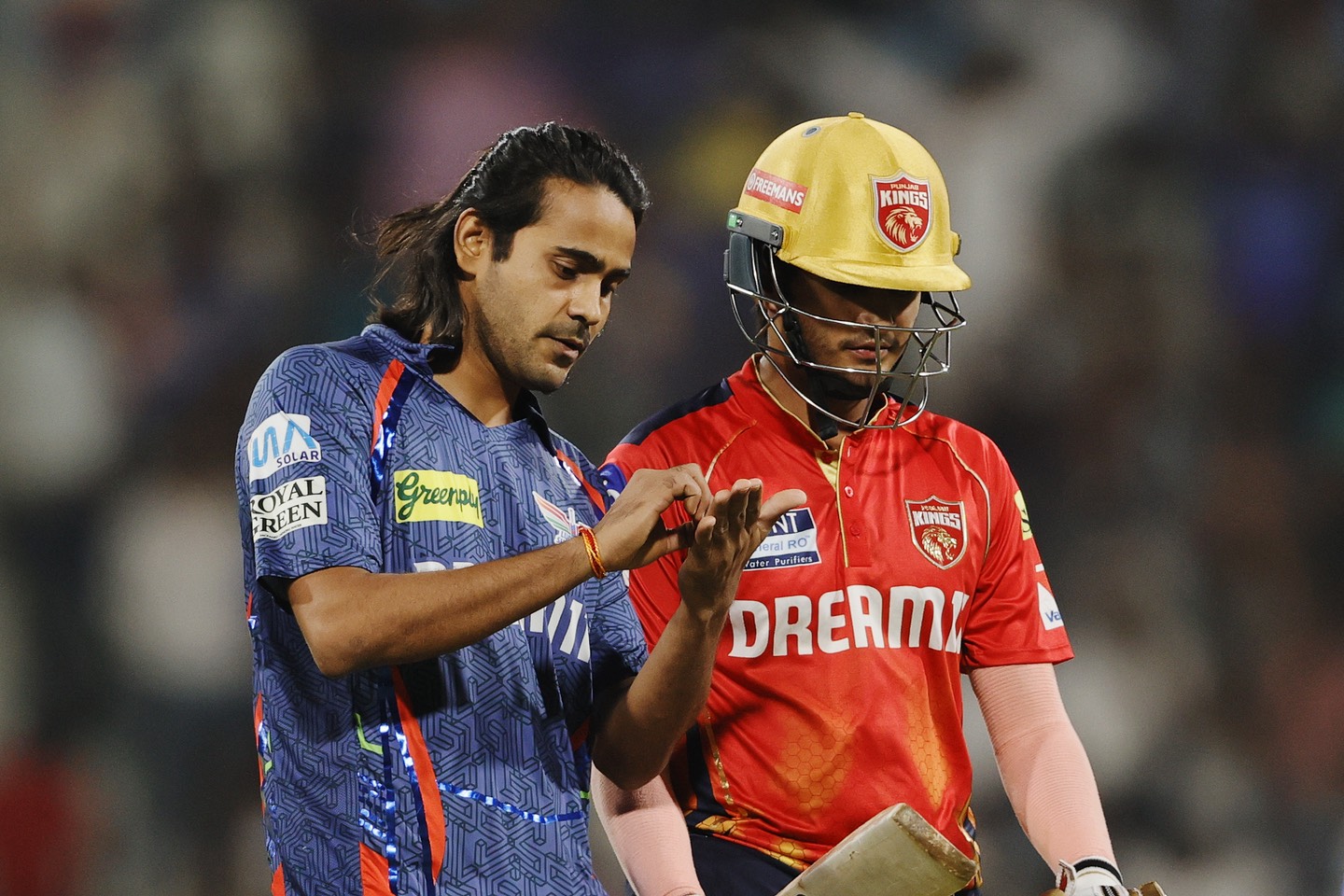 Rathi gestured writing Arya's name as he gave him a sendoff | BCCI-IPL