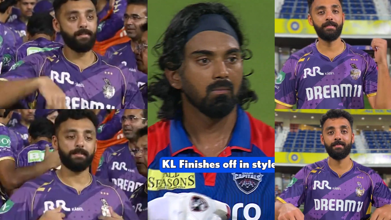 IPL 2025: WATCH- Varun Chakaravarthy copies KL Rahul’s ‘this is my ground’ celebration after KKR’s win over CSK in Chepauk