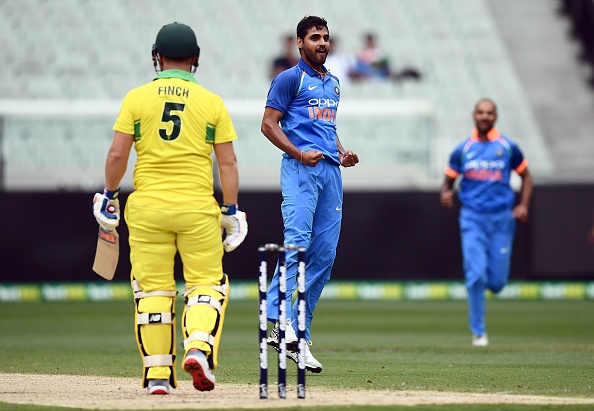 Bhuvneshwar removed Aaron Finch, Australian skipper thrice in the ODI series | Getty