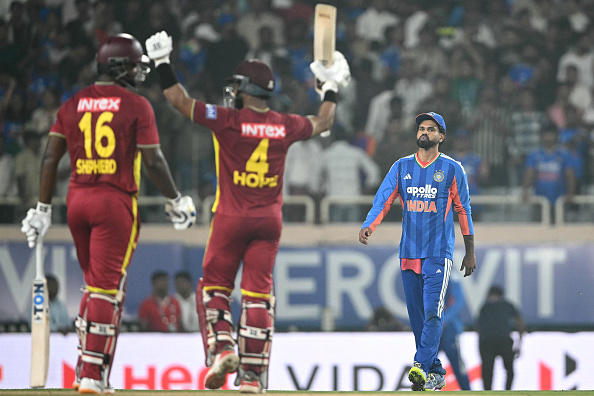 West Indies won the second T20I by six wickets | Getty