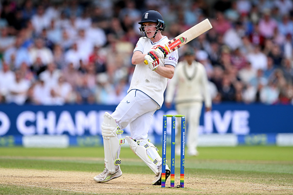 Harry Brook top scored for England in the second innings | Getty