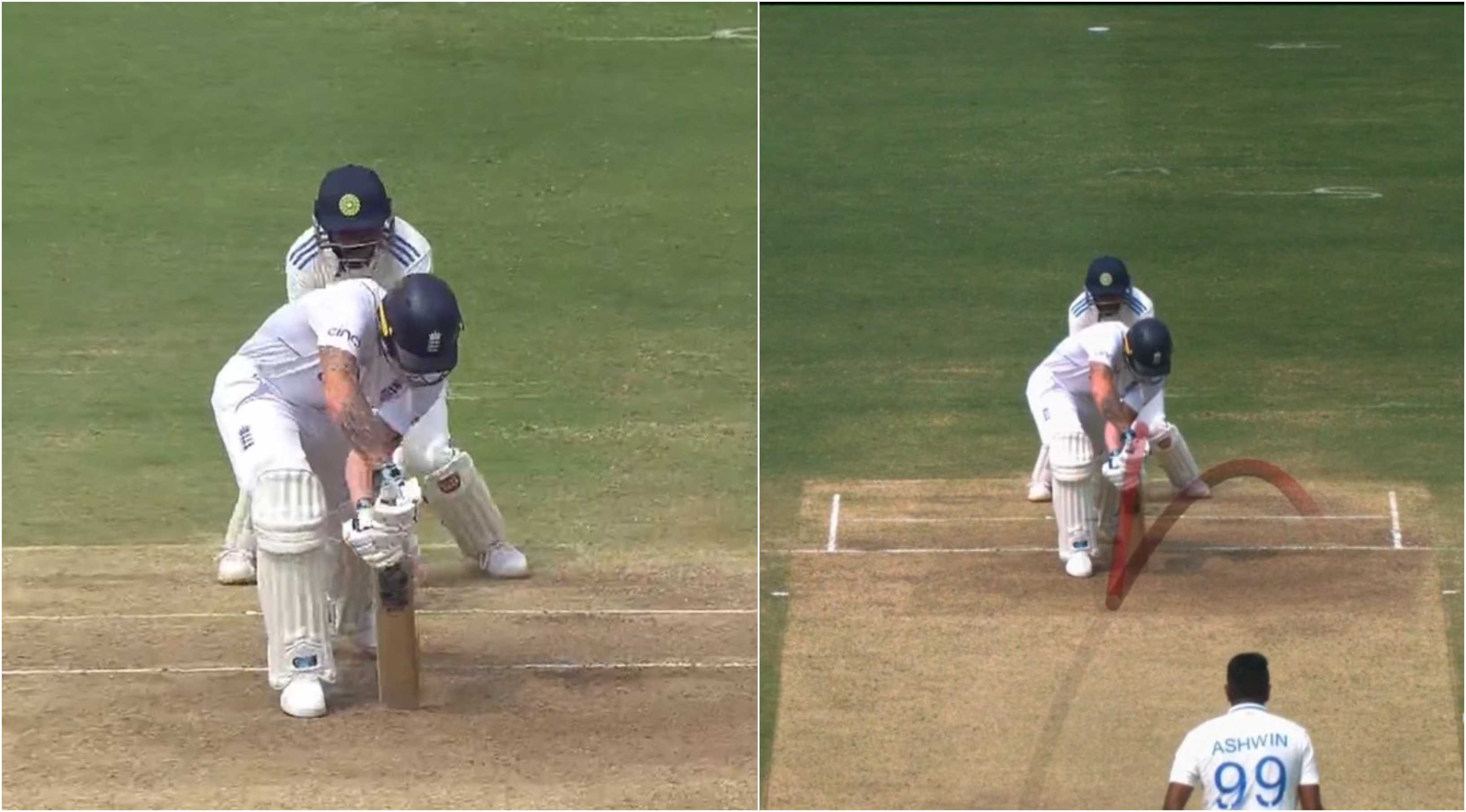 R Ashwin cleaned up Ben Stokes with a beauty | X