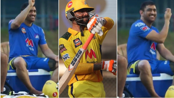 WATCH - Ravindra Jadeja wants to see MS Dhoni trying out sword celebration with the bat 