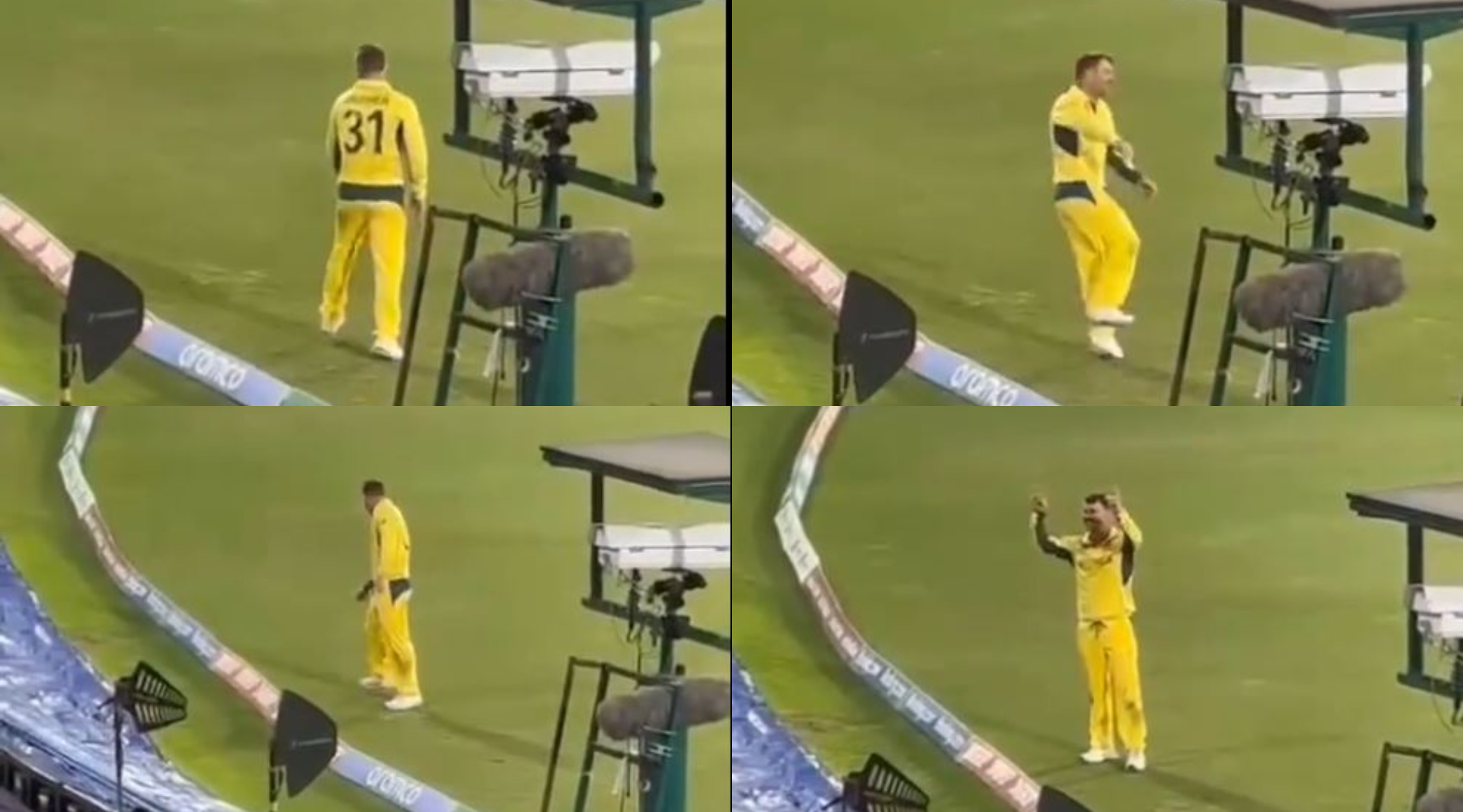 David Warner dancing to Srivalli in Hyderabad | Instagram