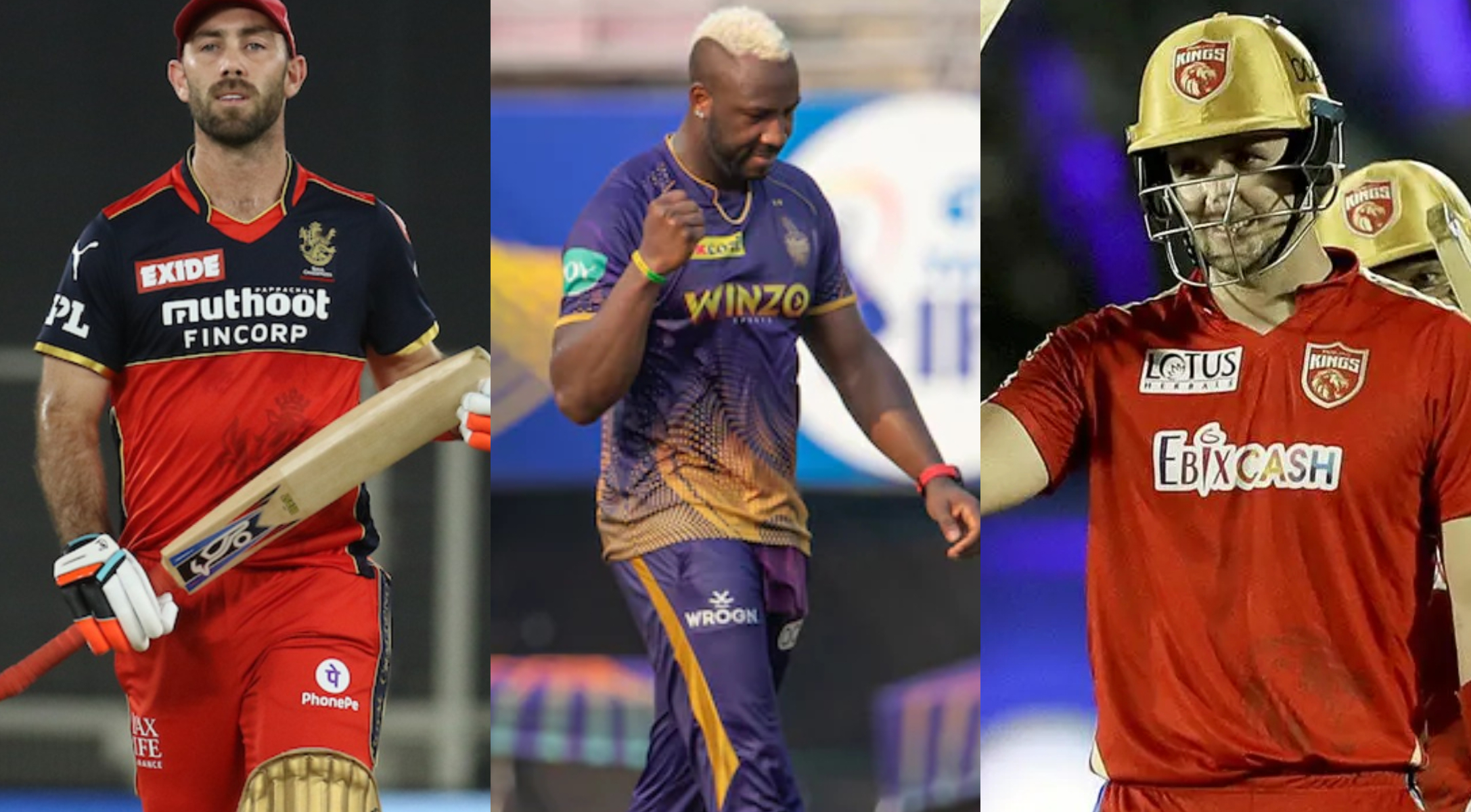 Maxwell, Russell and Livingstone | BCCI-IPL