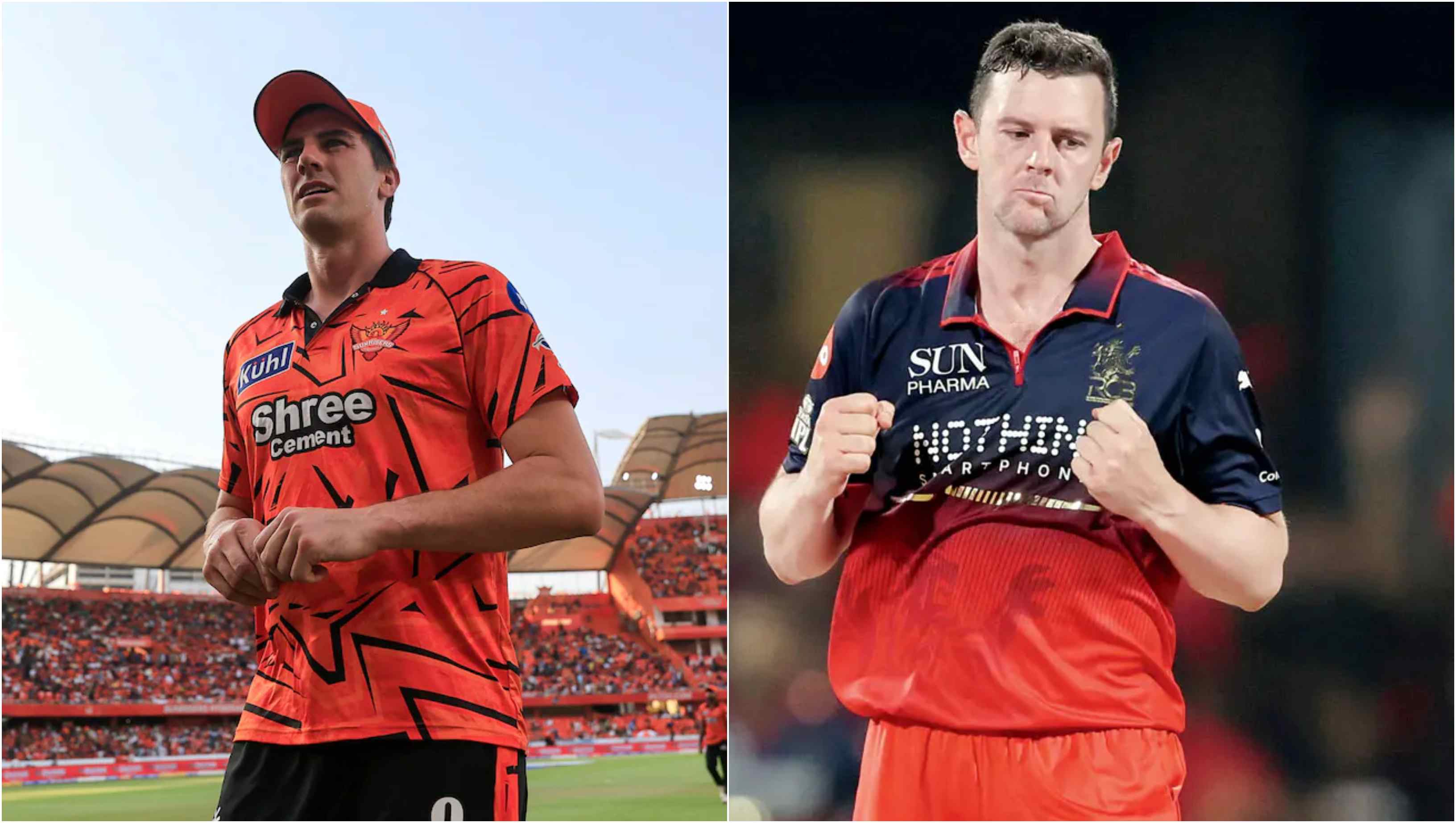 Pat Cummins and Josh Hazlewood | BCCI-IPL
