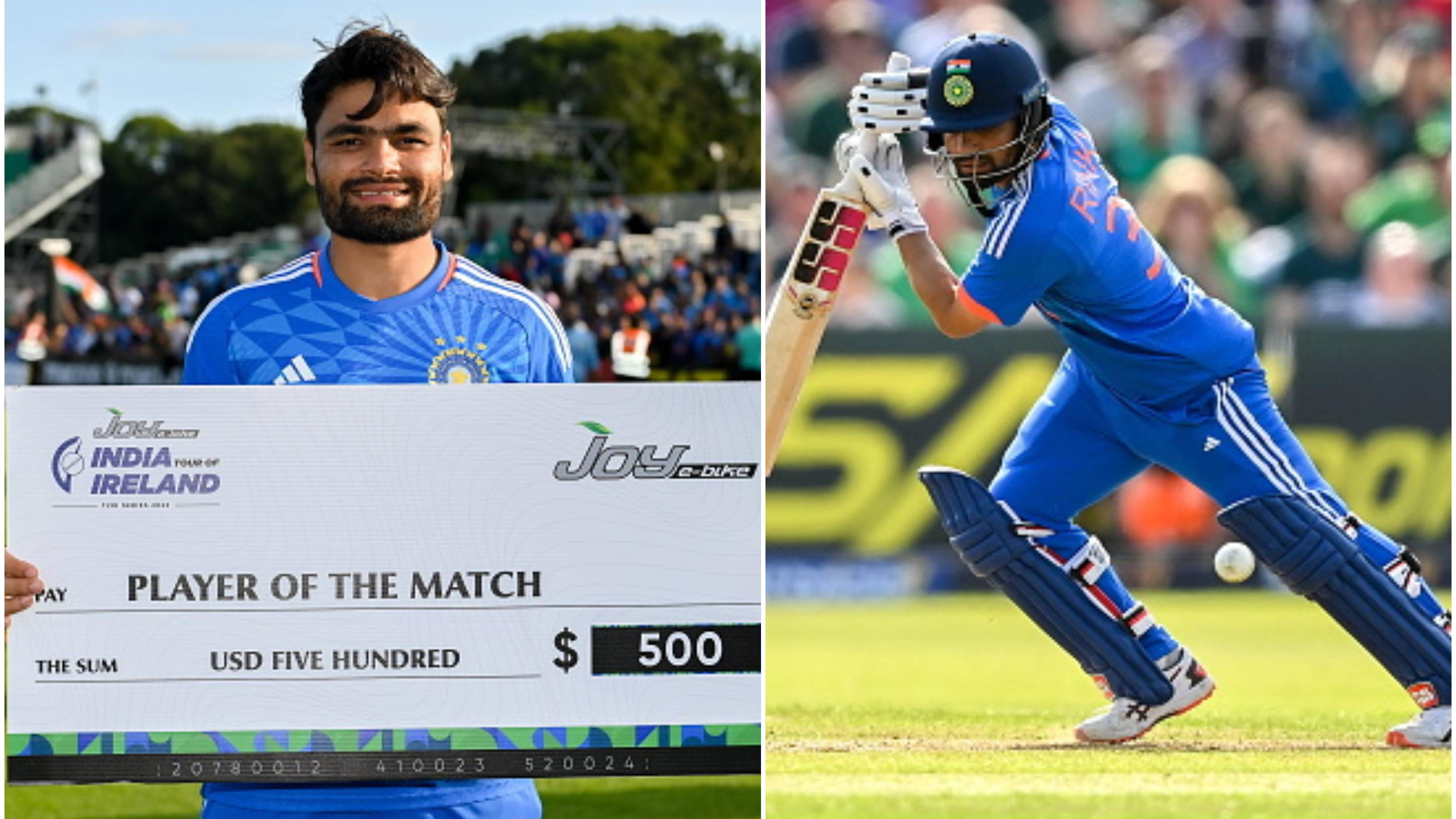 IRE v IND 2023: “Tried to replicate what I did in IPL,” says Rinku Singh after winning Player-of-the-Match award in 2nd T20I