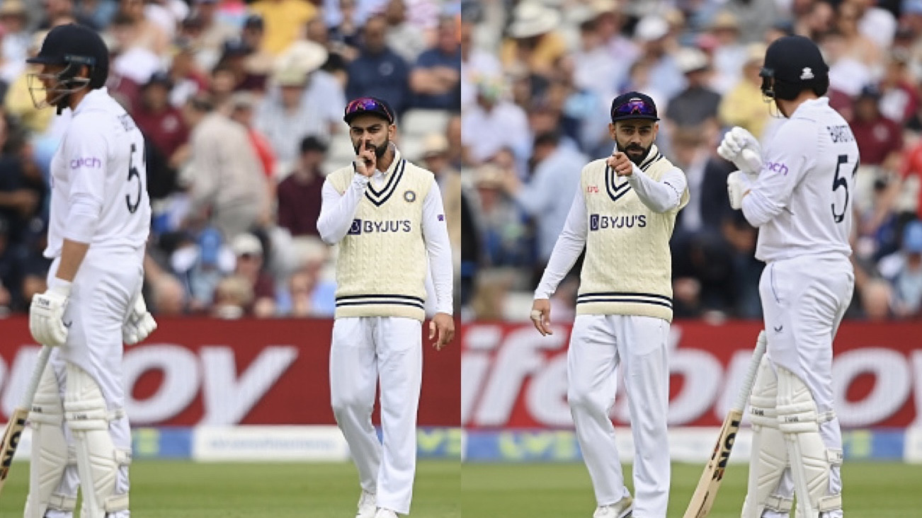 Kohli and Bairstow had some heated exchange of words I Getty
