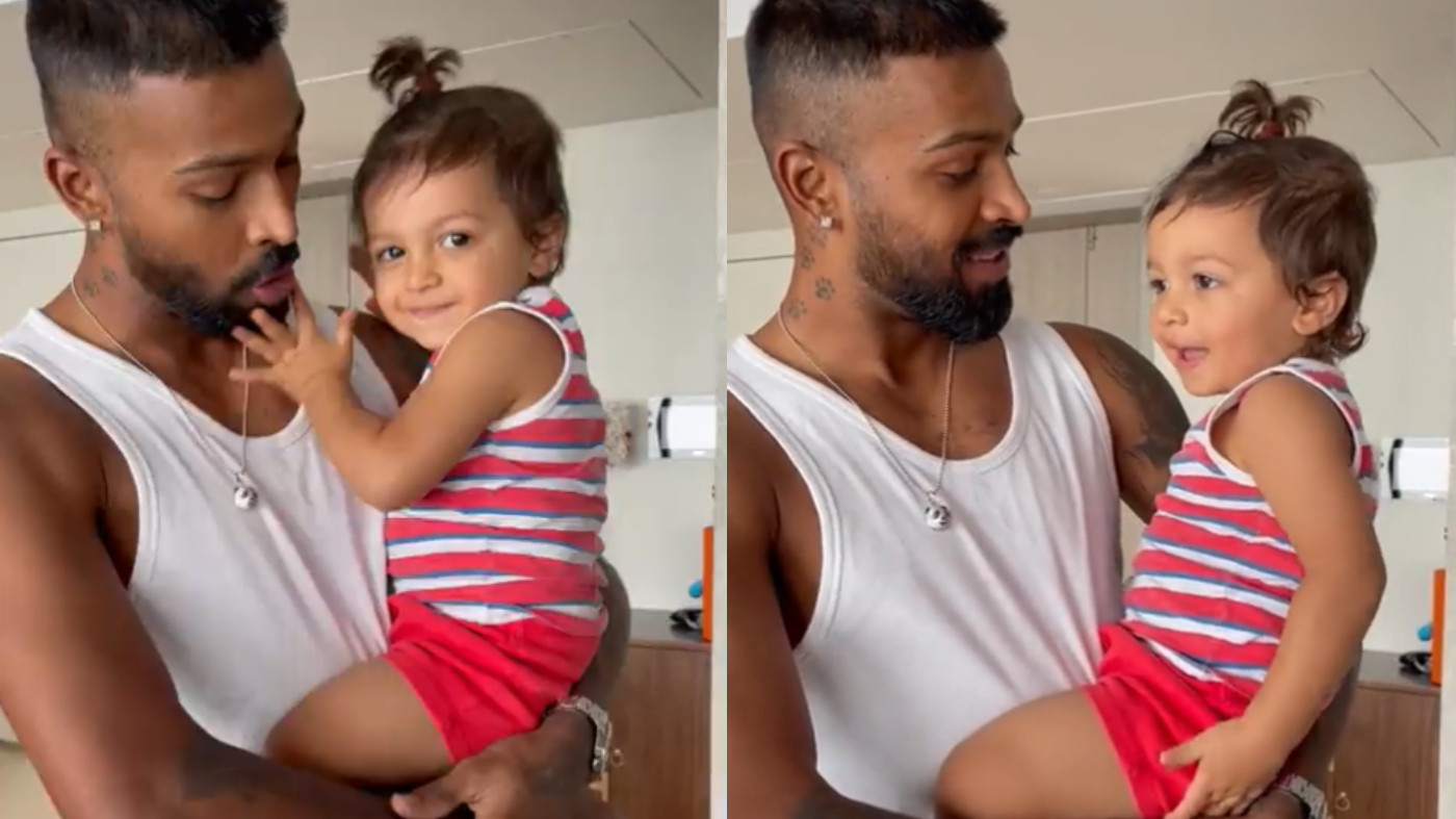 WATCH - Hardik Pandya posts an adorable clip with his son Agastya 