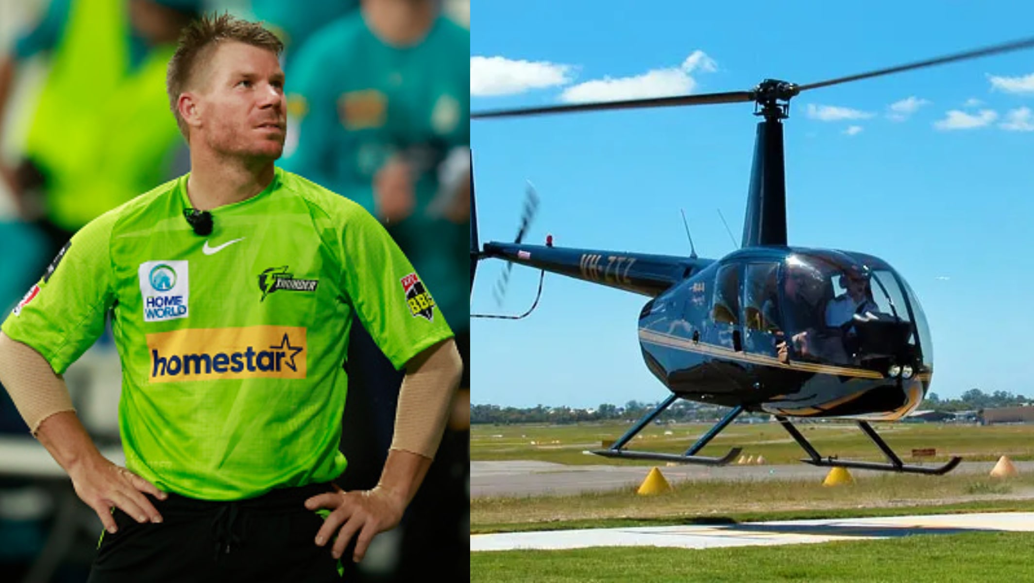 David Warner will land on SCG outfield for Thunders' BBL match vs. Sixers | Getty