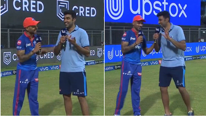 IPL 2021: WATCH - Shikhar Dhawan and R Ashwin's hilarious conversation after win over PBKS 