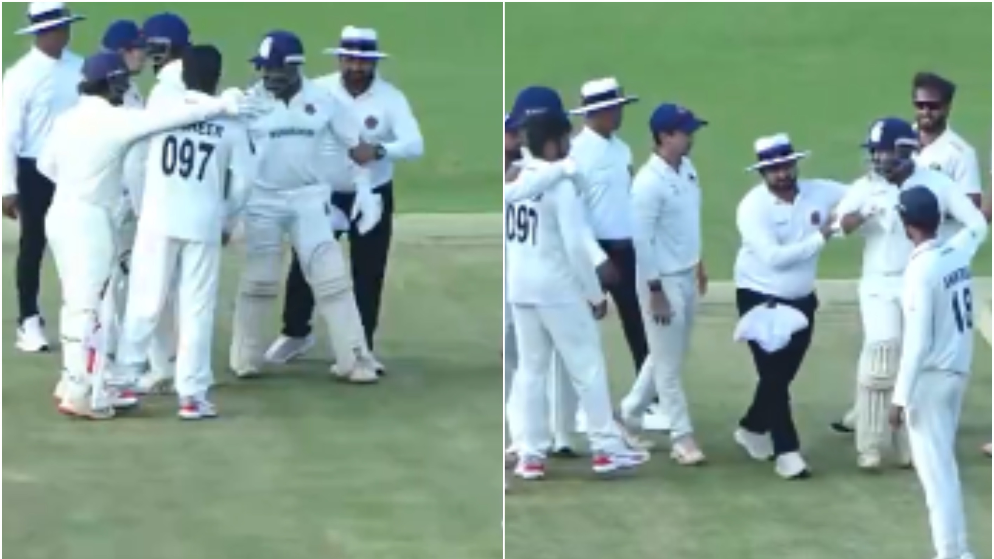WATCH: Prithvi Shaw engages in ugly spat with former Mumbai teammates; tries to hit Musheer Khan with bat