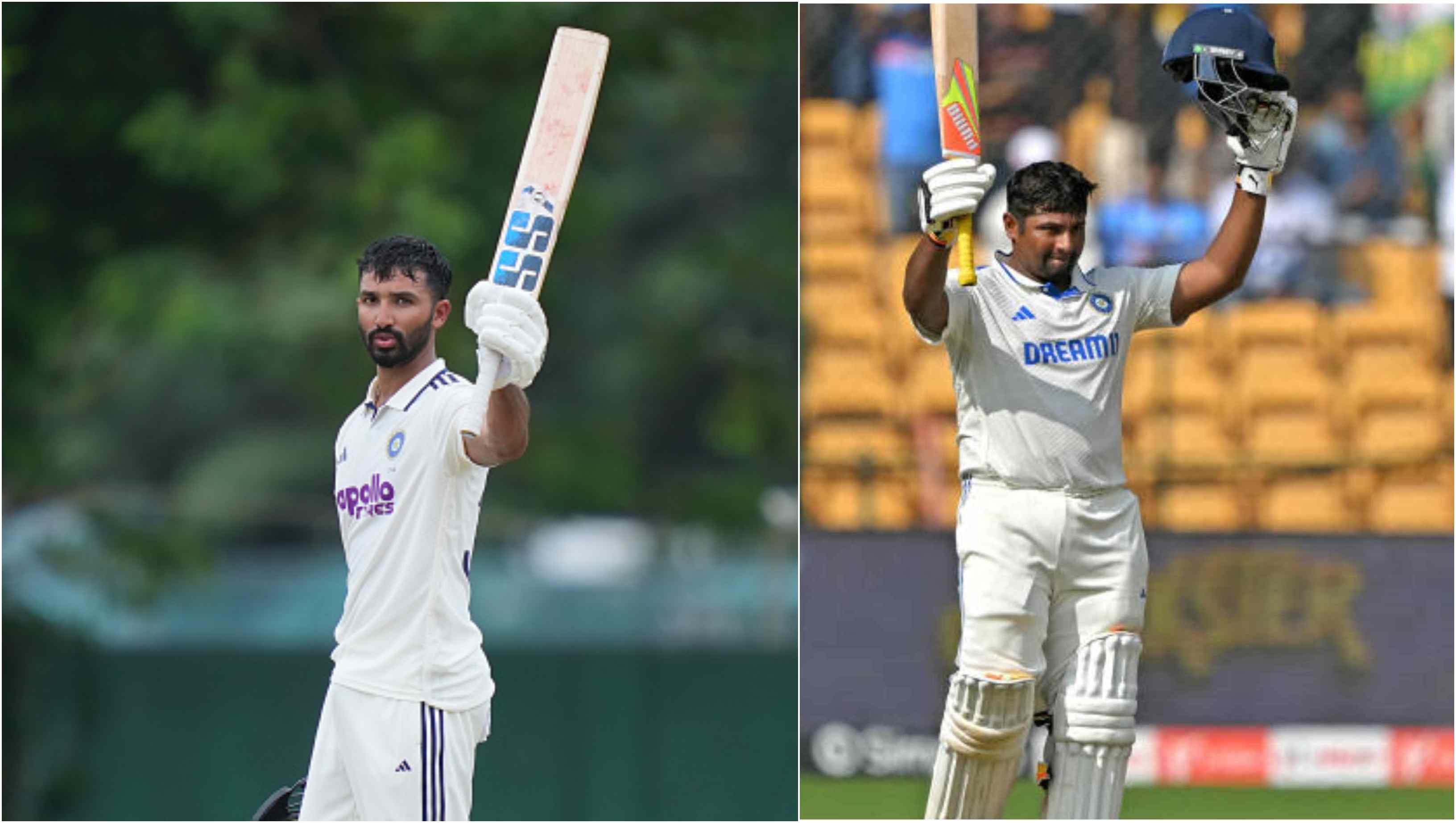 Devdutt Padikkal and Sarfaraz Khan | Getty