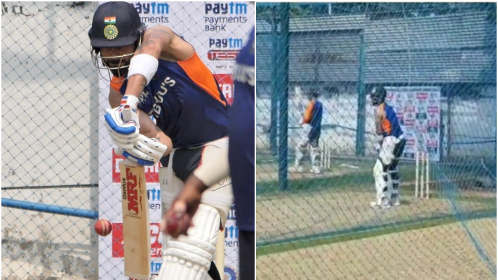 IND v ENG 2021: WATCH - Virat Kohli begins net session ahead of the Test series