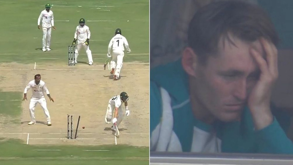 PAK v AUS 2022: WATCH- PCB shares video of Marnus Labuschagne’s run out for 0; ‘that was a no run’- batter tweets sad face pic 