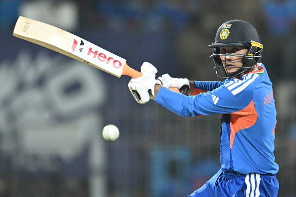 Abhishek Sharma came back into form with 55 against Zimbabwe in Chennai | Getty