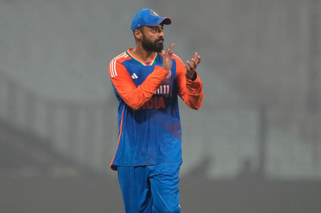 Varun Chakaravarthy took 3/22 for India | Getty