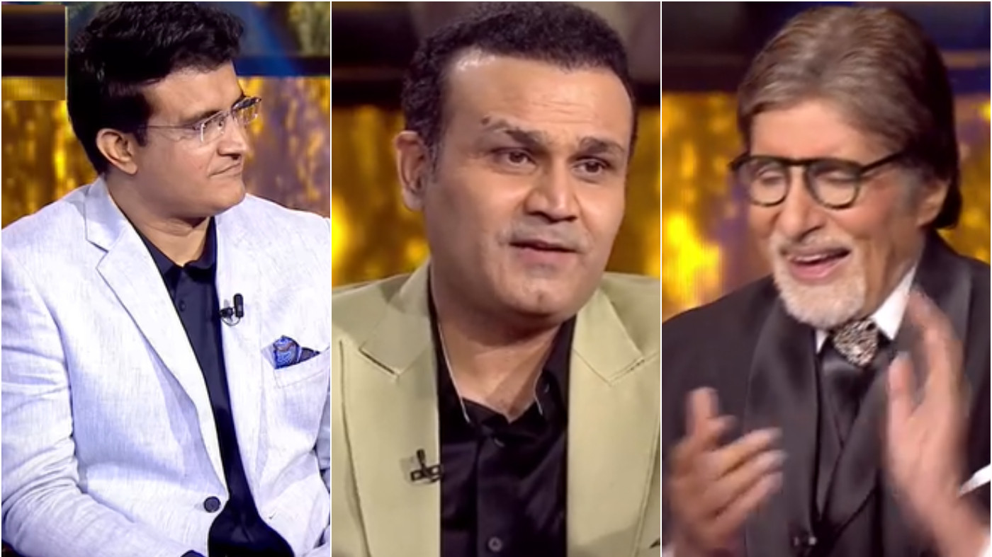 WATCH - Sehwag teases Ganguly over his feud with Chappell on KBC