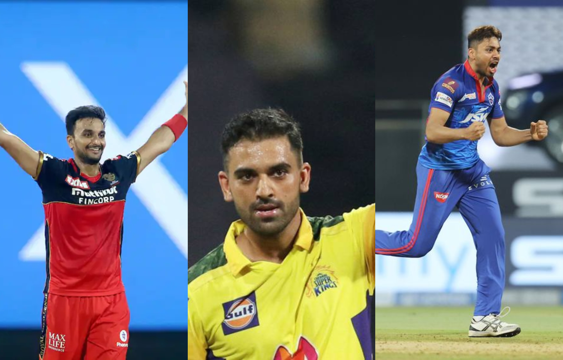 Harshal Patel, Deepak Chahar and Avesh Khan  | IPL-BCCI