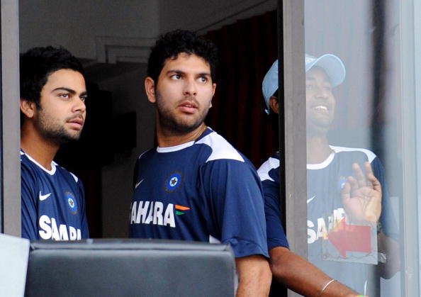 Virat Kohli and Yuvraj Singh during 2008 | Getty