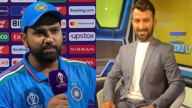 CWC 2023: Cheteshwar Pujara hails Rohit Sharma's captaincy in the middle overs