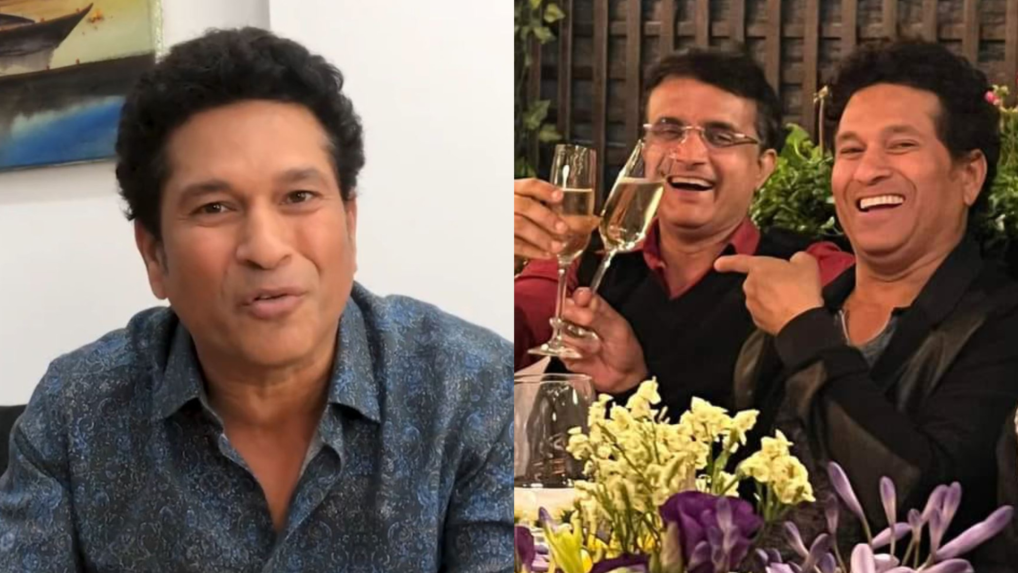 WATCH- Sachin Tendulkar shares special birthday wish for Sourav Ganguly; reveals why he calls him Dadi