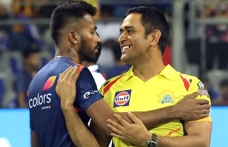 Hardik Pandya and MS Dhoni | IANS