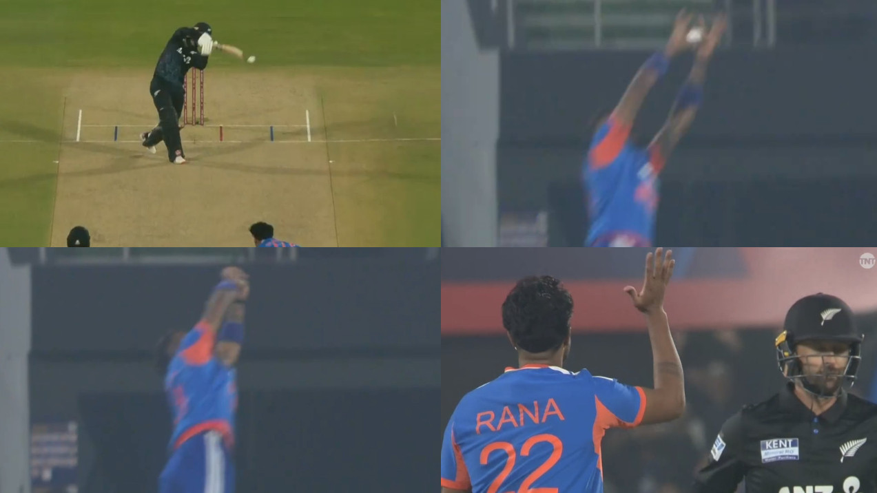 IND v NZ 2026: WATCH- Harshit Rana dismisses Devon Conway for 5th time courtesy Hardik Pandya's excellent catch
