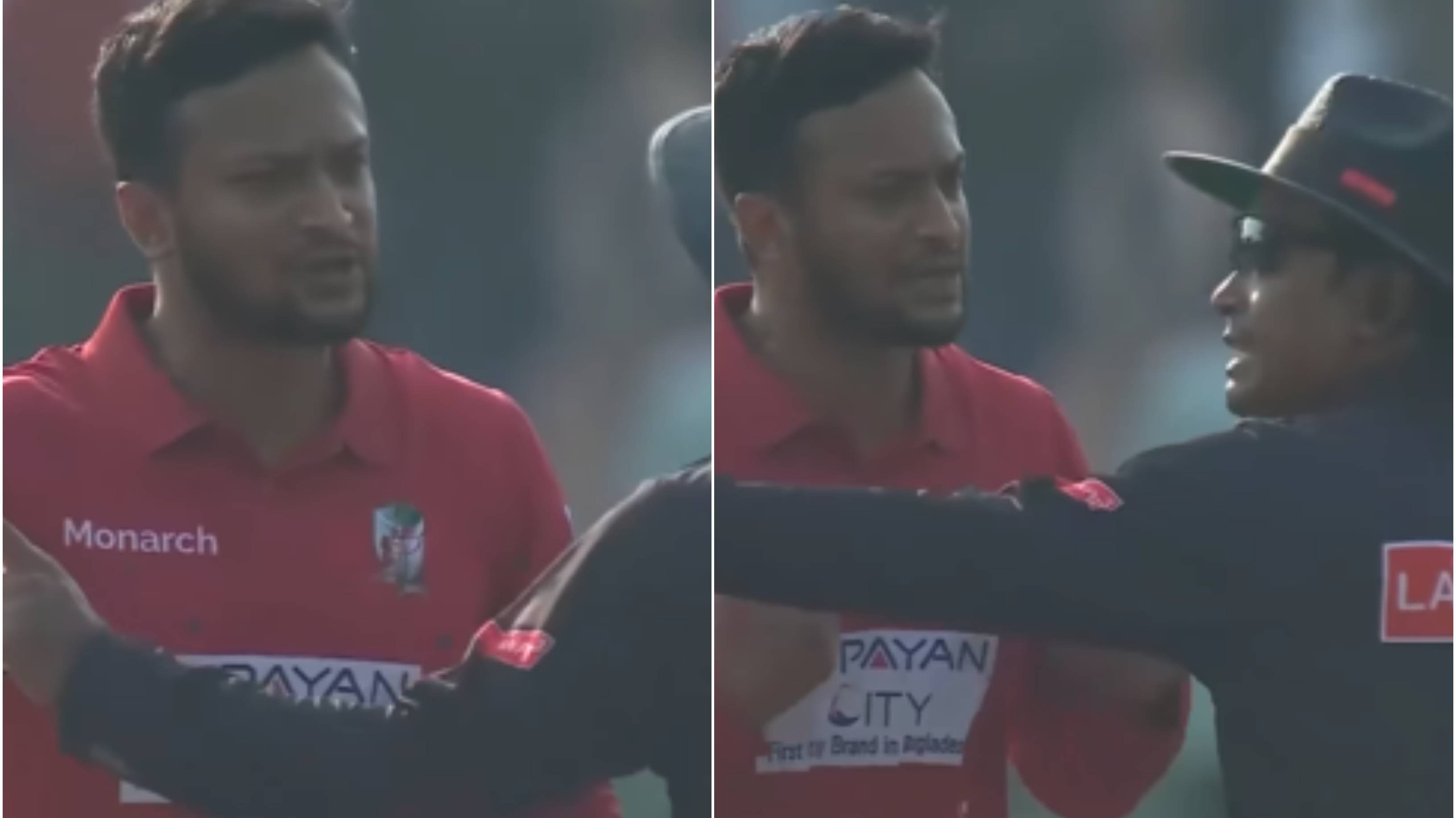 BPL 2023: WATCH – Shakib Al Hasan continues his unruly on-field behaviour, argues with on-field umpires