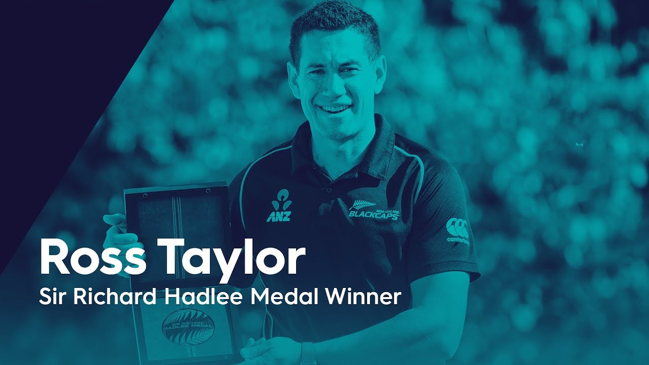 Ross Taylor won the Sir Richard Hadlee Medal