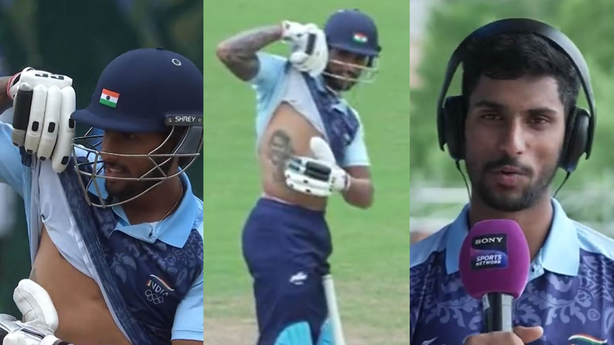 WATCH- Tilak Varma’s special celebration for his mother after unbeaten fifty against Bangladesh in Asian Games