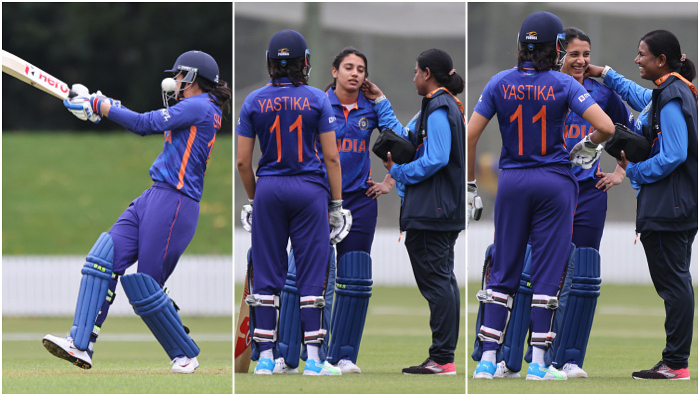 CWC 2022: Smriti Mandhana retires hurt after taking a blow on head in World Cup warm-up match