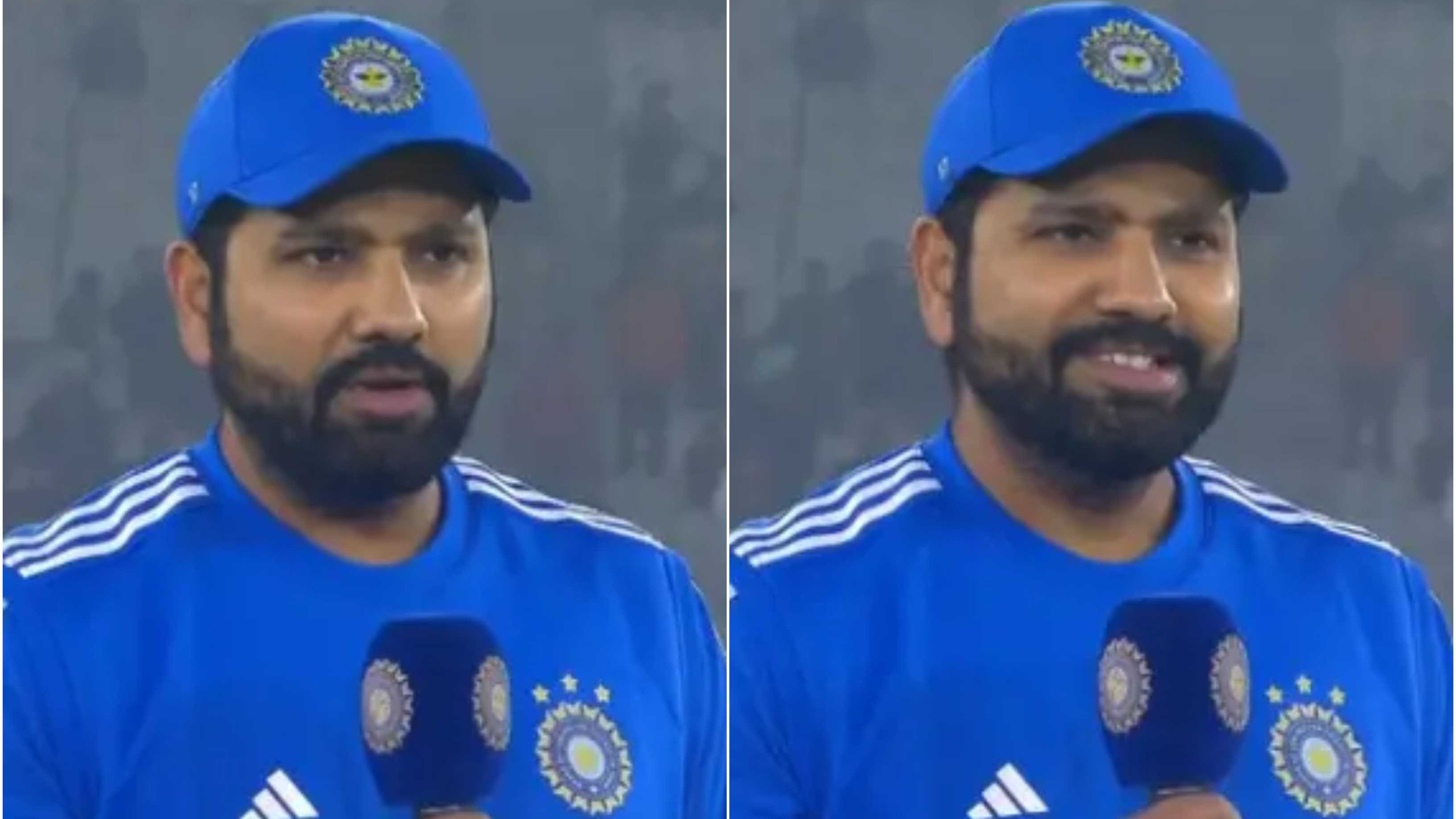 IND v AFG 2024: WATCH – Rohit Sharma forgets India’s playing XI at toss; sends social media into a frenzy