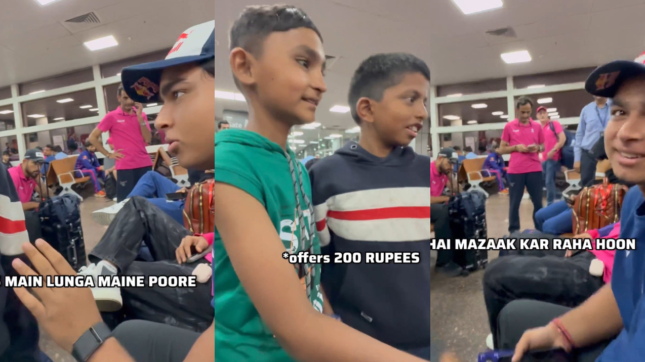 IPL 2026: WATCH- “100 rupay lunga main”- Vaibhav Sooryavanshi pranks young fans asking to click photos with him