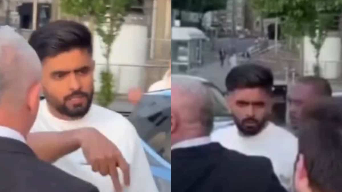 WATCH- Angry Babar Azam scolds selfie seeking fans after getting mobbed in Cardiff