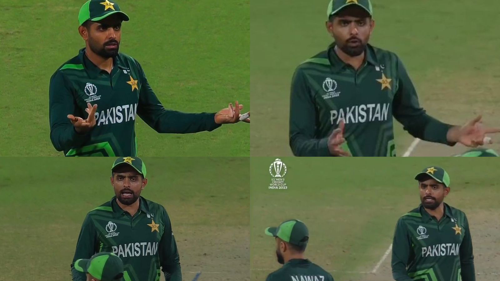 CWC 2023: WATCH - Babar Azam gives mouthful to Mohammad Nawaz after Pakistan's 1-wicket loss to South Africa