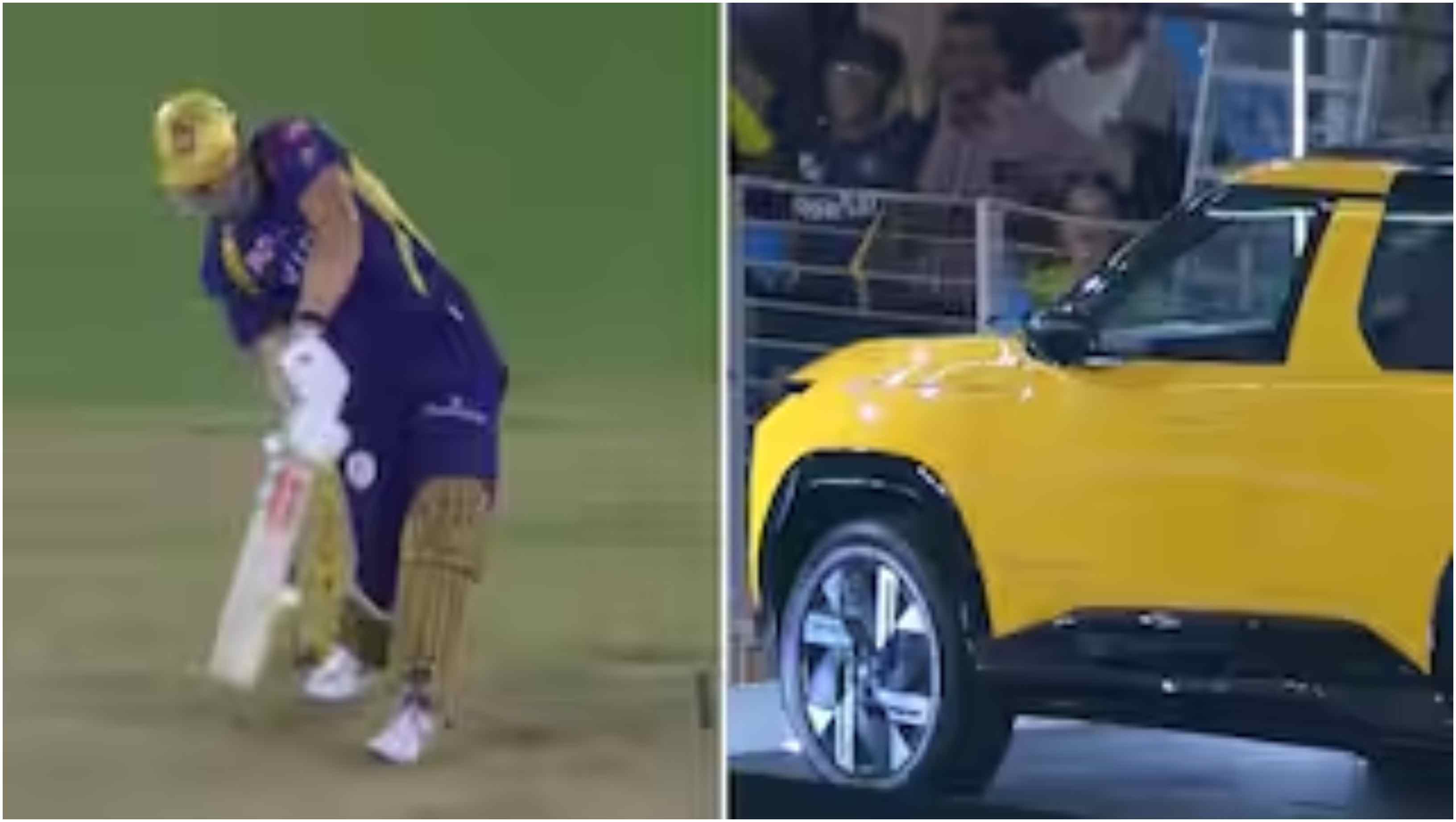 Cameron Green's six hit a display car | IPL/X