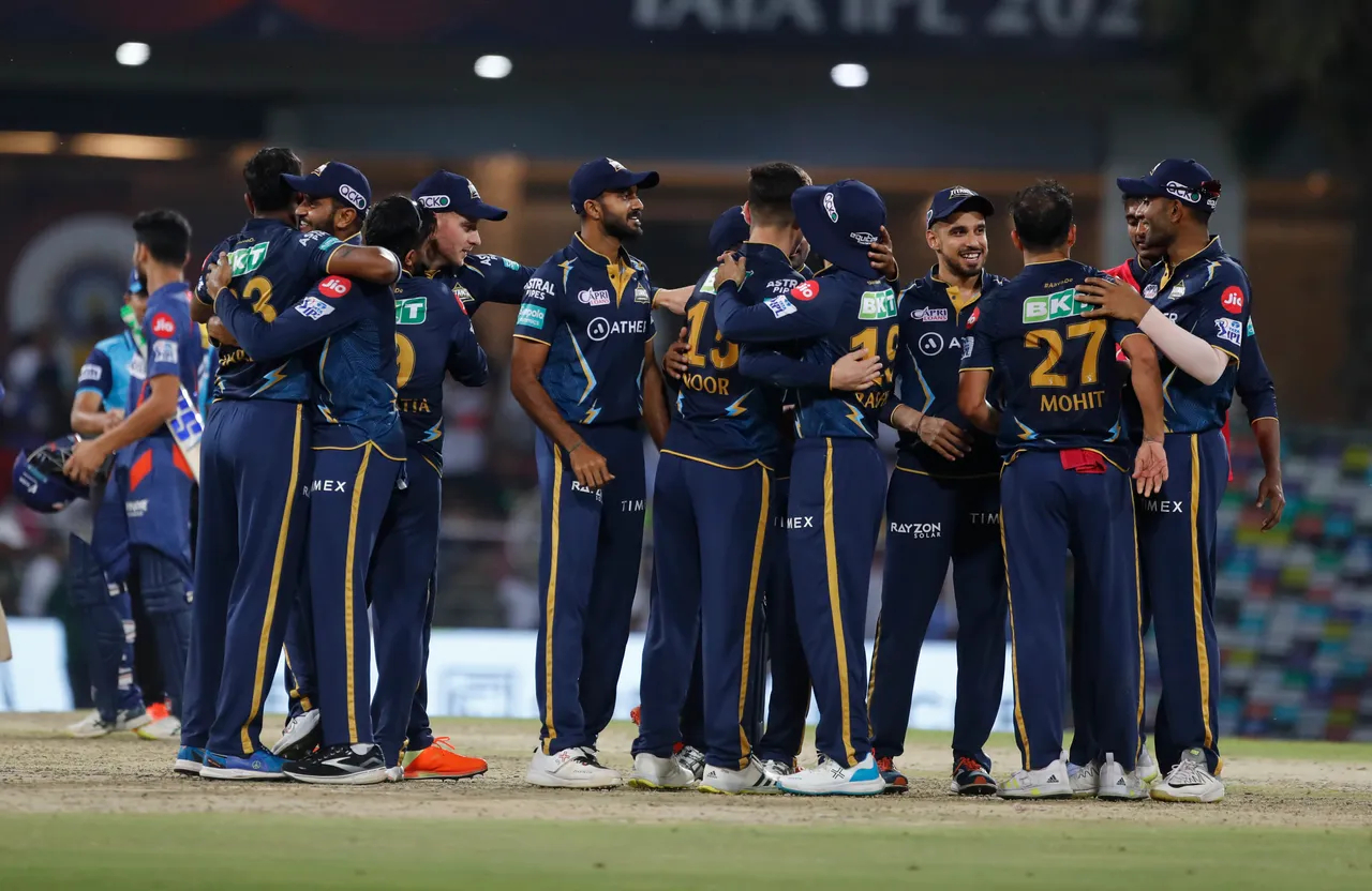 Gujarat Titans after winning against LSG | BCCI-IPL