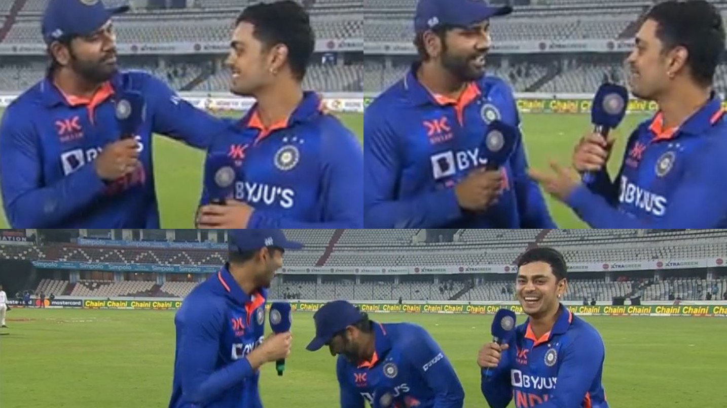 IND v NZ 2023: WATCH- Kishan gives an epic reply to Rohit’s comment “you scored 200 and didn’t play 3 matches”
