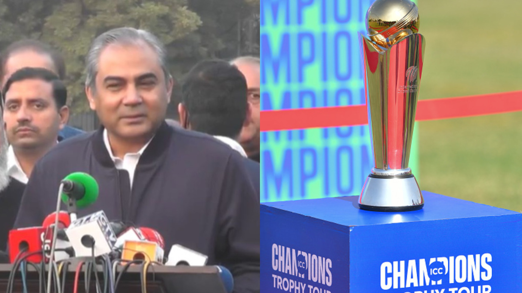 WATCH- PCB chief Mohsin Naqvi refrains from commenting on ICC Champions Trophy 2025 deadlock with BCCI